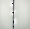 Видовжений настінний світильник серії Alabaster Sconce  в чорному кольорі