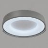 Стельовий LED-світильник у сірому корпусі на три режими Ø50х12 см 1906C-500 Grey