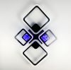 LED світильник із 3D підвісткою A 2720/2+2 чорний 64 w з дистанційним пультом