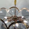 Люстра Industriel Verre з пластинами сіро-блакитного кольору AT 08/7