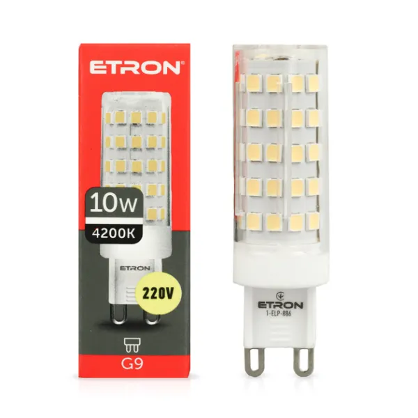 Світлодіодна LED лампа ETRON G9 10W 4200K