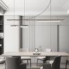 Дизайнерська люстра LED у видовженому корпусі 120 см 4000К