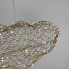 Декоративна люстра-хмаринка LED CLOUD у золотому корпусі 60х37 см