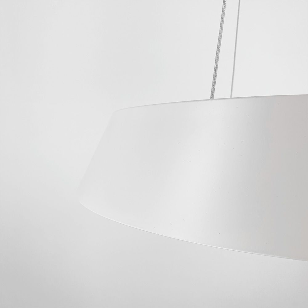 LED світильник підвісний круглий в білому корпусі