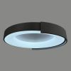Стельовий LED-світильник у сірому корпусі на три режими Ø62х12 см 1906C-620 Grey