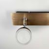 Коричневе LED бра із двома регулюючими точками світла 32х14 см