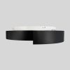 Стельовий LED-світильник у чорному корпусі на три режими Ø50х12 см 1906C-500 BK