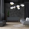 Оригінальна стельова люстра Lumina Deco у чорному каркасі