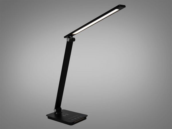 Настільна світлодіодна лампа A5502P BK wireless charge  6W чорний