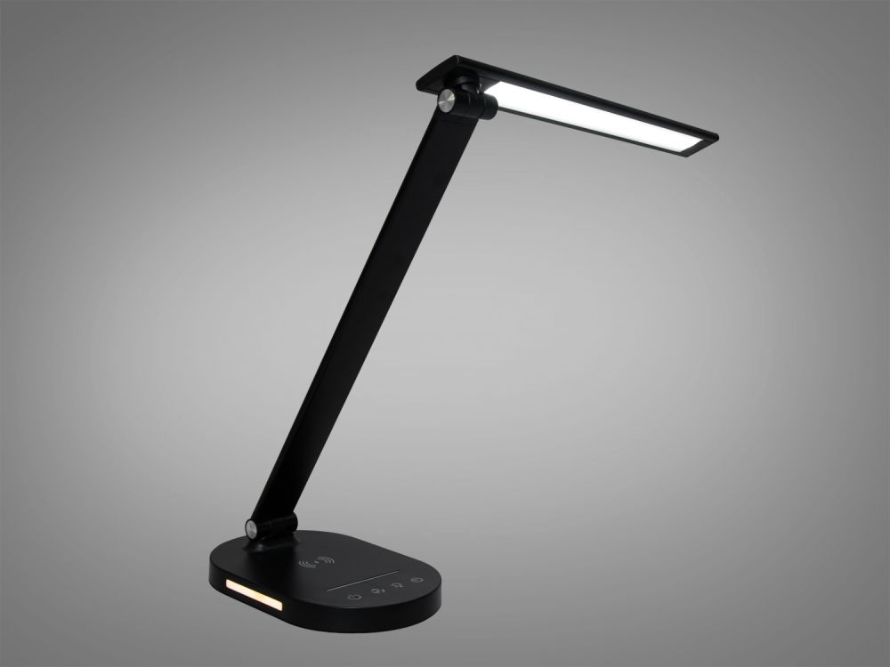 Настільна світлодіодна лампа A5503BK wireless charge  6W чорний