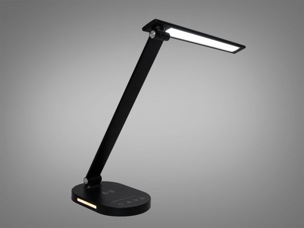 Настільна світлодіодна лампа A5503BK wireless charge  6W чорний