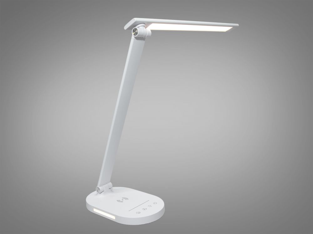 Настільна світлодіодна лампа A5503WH wireless charge 6W білий