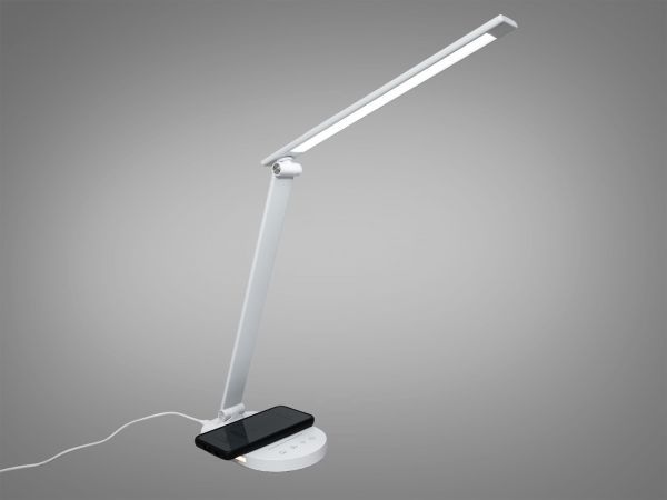 Настільна світлодіодна лампа A5503WH wireless charge 6W білий