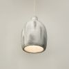 Підвісний сірий світильник MJ 187/1 GR діаметр 46 см