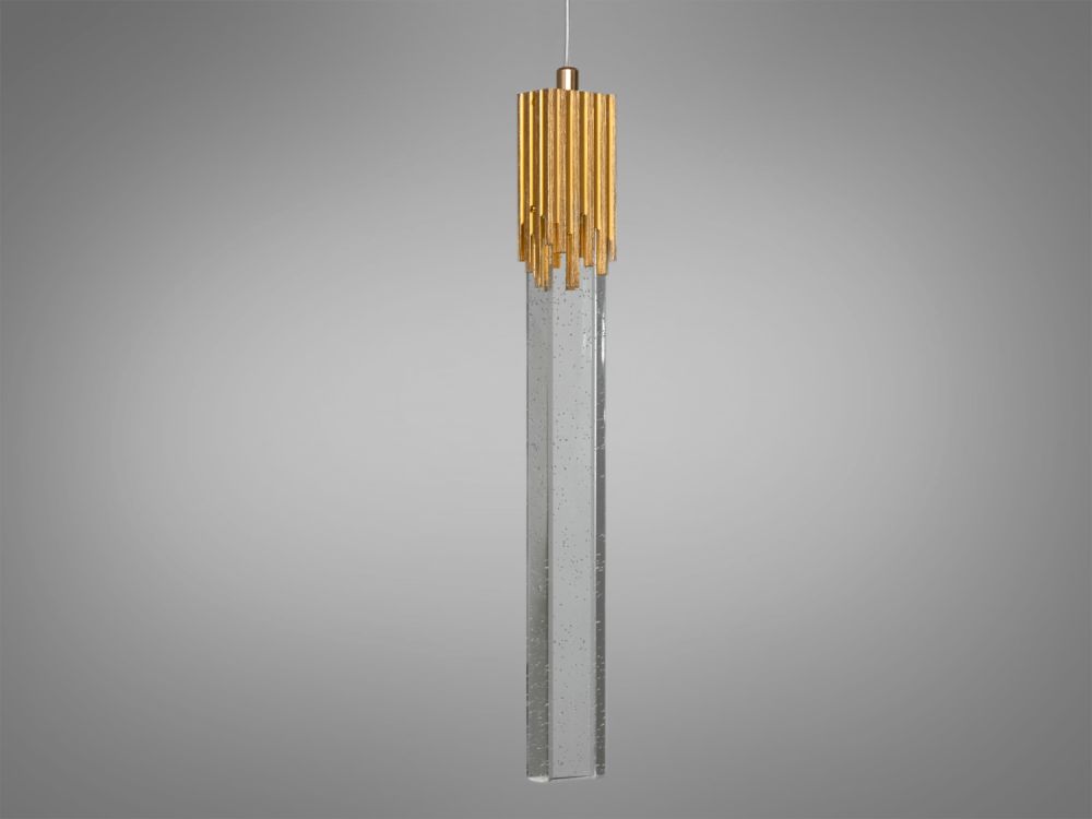 Стильний LED підвіс в стилі Нордік, 5W, золото A6552/1H GD