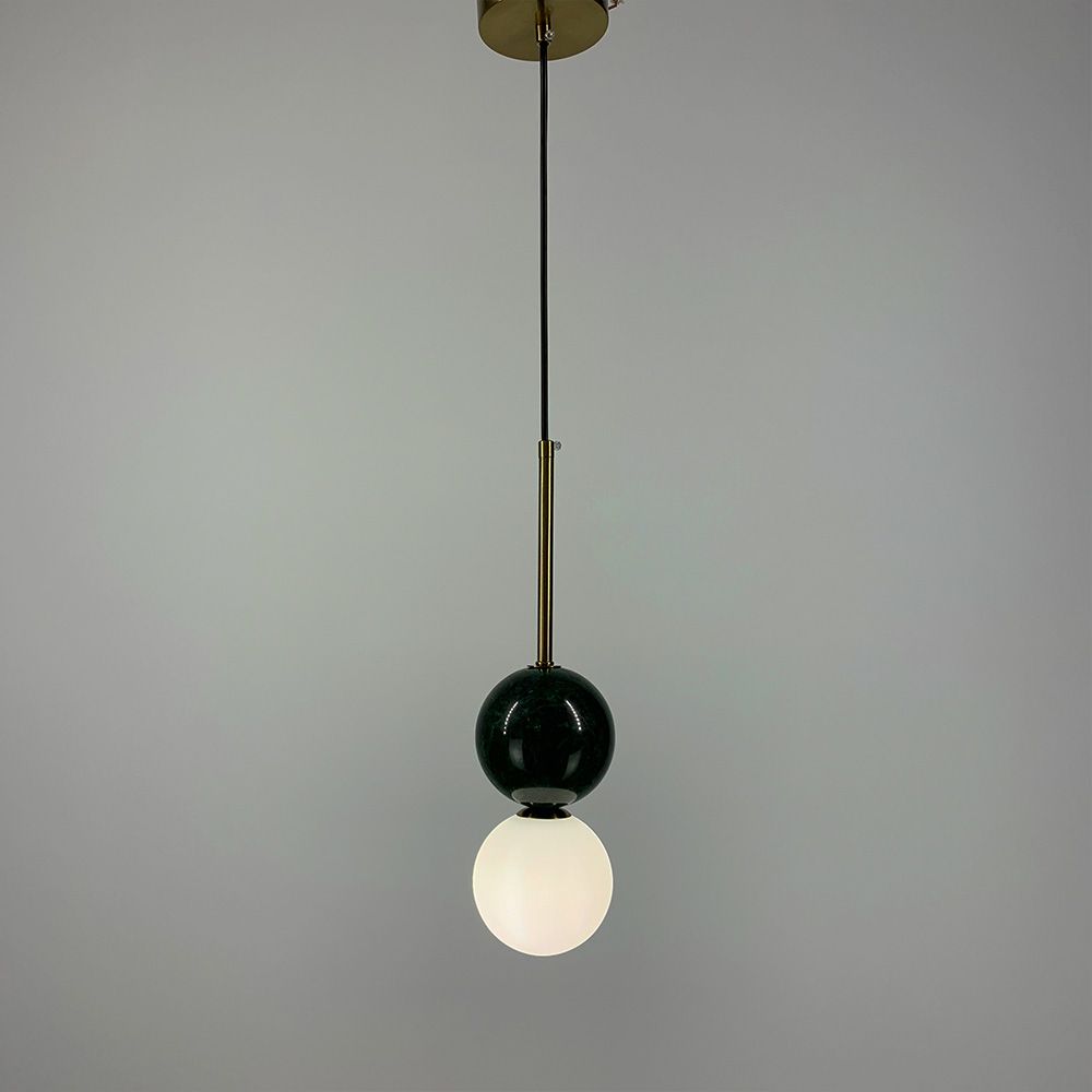 Підвіс DALT із смарагдовим мармуром в стилі Ар-деко SC 5/1 GR