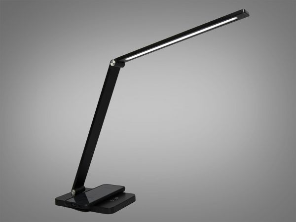 Настільна світлодіодна лампа A855BK wireless charge 5W чорна