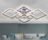 Люстра світлодіодна з пультом та додатком для телефону OVAL RGB 120W хром
