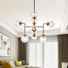 Стельова люстра на 8 плафонів в стилі Loft MJ79/8