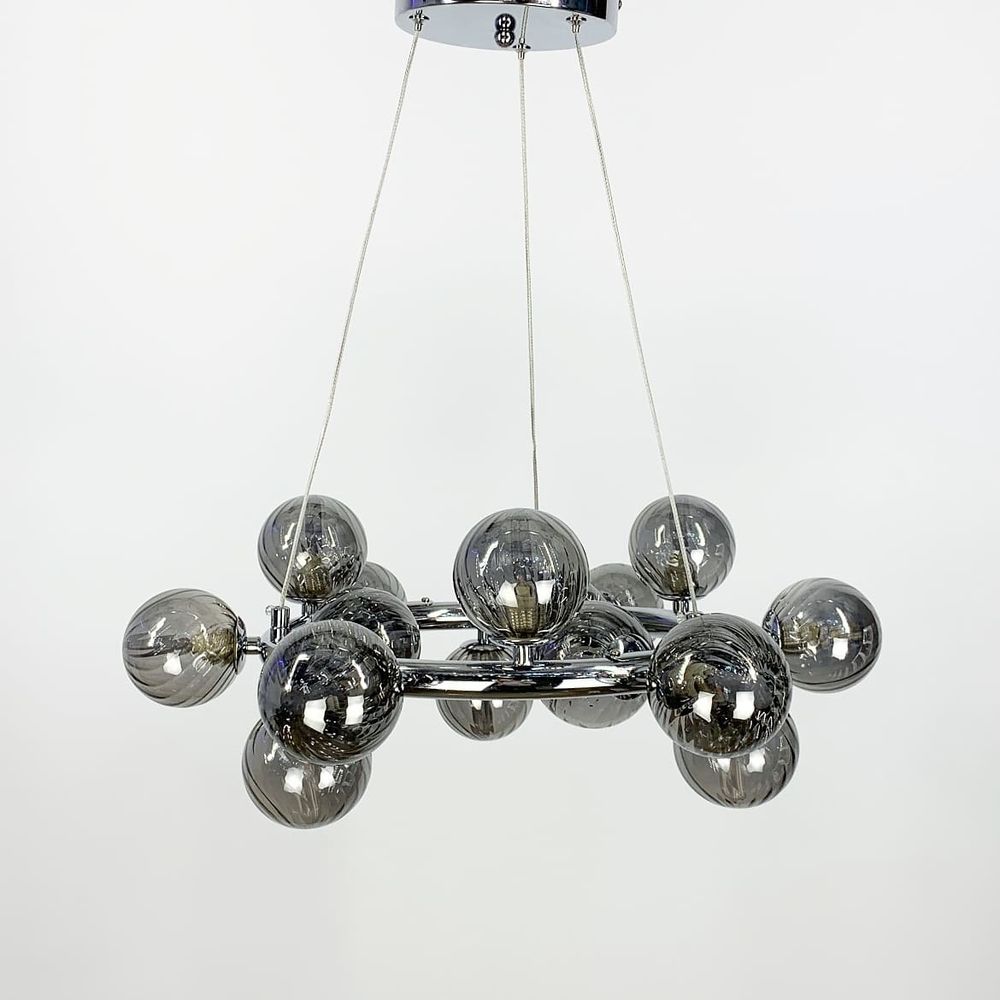 Підвісна люстра в хромі Arte Lamp Bolla MJ17-600 CH+GR