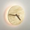 Декоративний круглий світильник-годинник 23 см