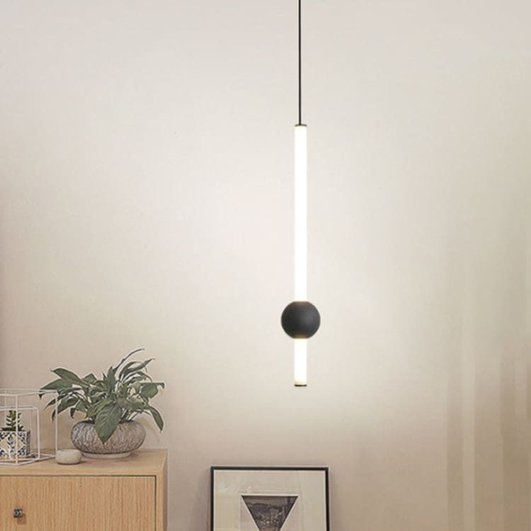 Led світильник Tube&Ball  в чорному кольорі YG 517A/1 VL BK