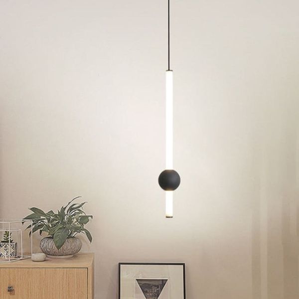 Led світильник Tube&Ball  в чорному кольорі YG 517A/1 VL BK