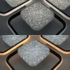 Люстра світлодіодна ALMAZ 120W 6S чорно-біла квадратна