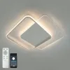 Люстра світлодіодна стельова з пультом та додатком для телефону AMATO 60W-2S квадратна