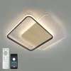 Люстра світлодіодна з пультом та додатком для телефону AMATO 60W-2S квадратна
