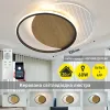 Люстра світлодіодна з пультом AMATO 60W-2R BLACK/WOOD