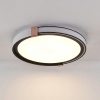 LED Світильник COLISEUM матовий 60W Ø 39.5 см 3000К-6500К з ДК білий з чорним