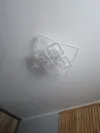 Люстра світлодіодна з пультом та додатком для телефону Tetra twist 165W біла