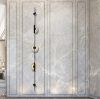 Видовжений настінний світильник серії Alabaster Sconce  в чорному кольорі