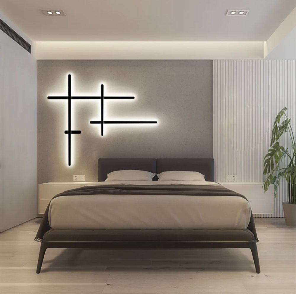 Настінний світильник Vibia NO 3 BK довжина 103 см