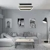 Люстра підвісна чорна світлодіодна з пультом STELLA 100W BLACK