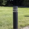 Вуличний ліхтар в чорному кольорі 8021 80CM BK (стовп)  під лампочку