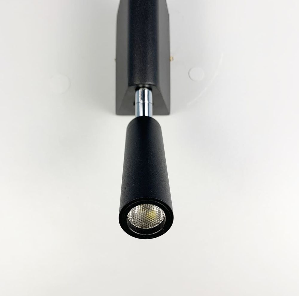 Бра Mantra Torch чорний з вимикачем на корпусі  WS 1G BK