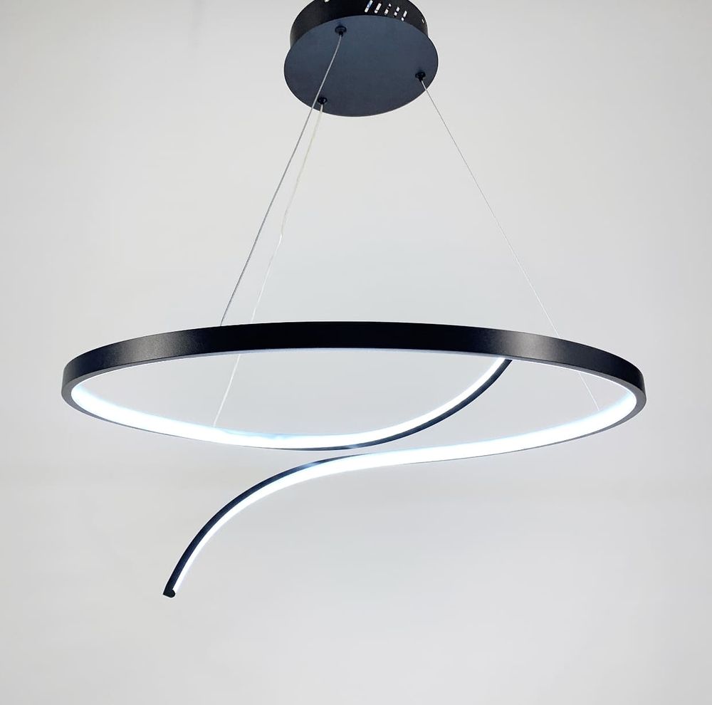Світильник GIRO SU LED у чорному каркасі Ø 80 см SG4-800 BK