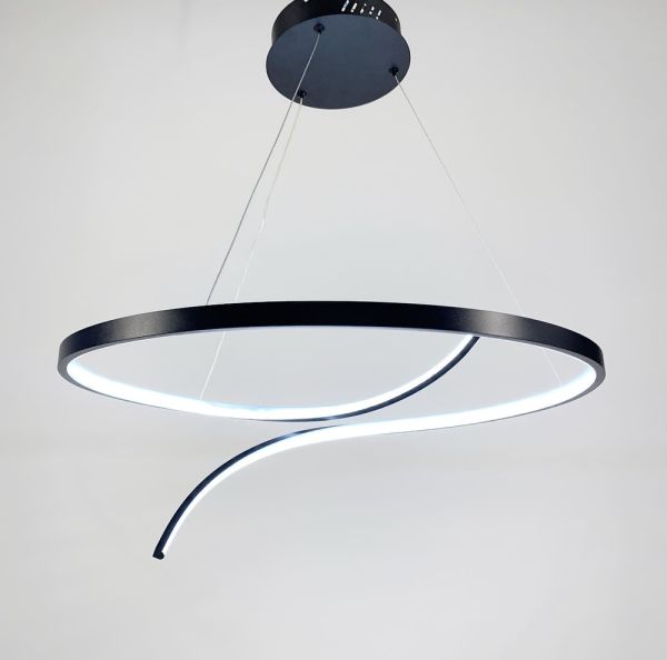 Світильник GIRO SU LED у чорному каркасі Ø 80 см SG4-800 BK