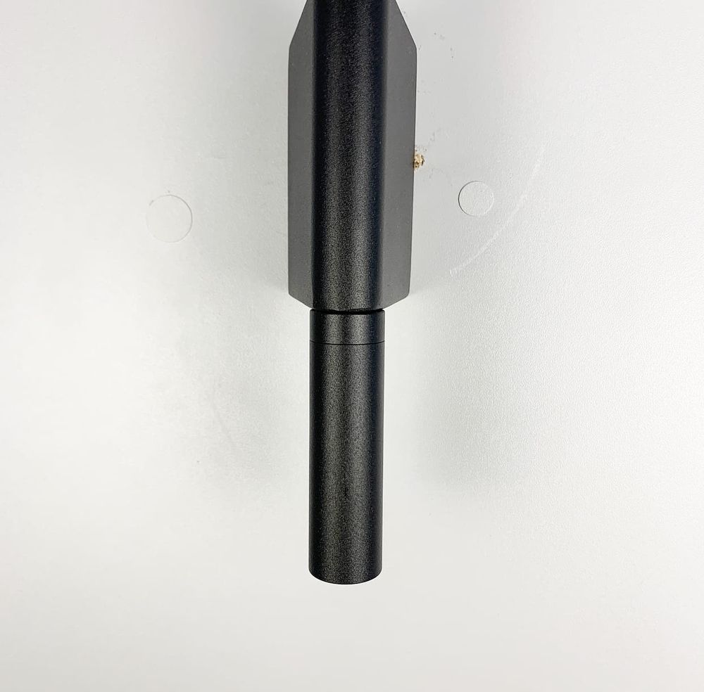 Бра Mantra Torch чорний з вимикачем на корпусі  WS 1G BK