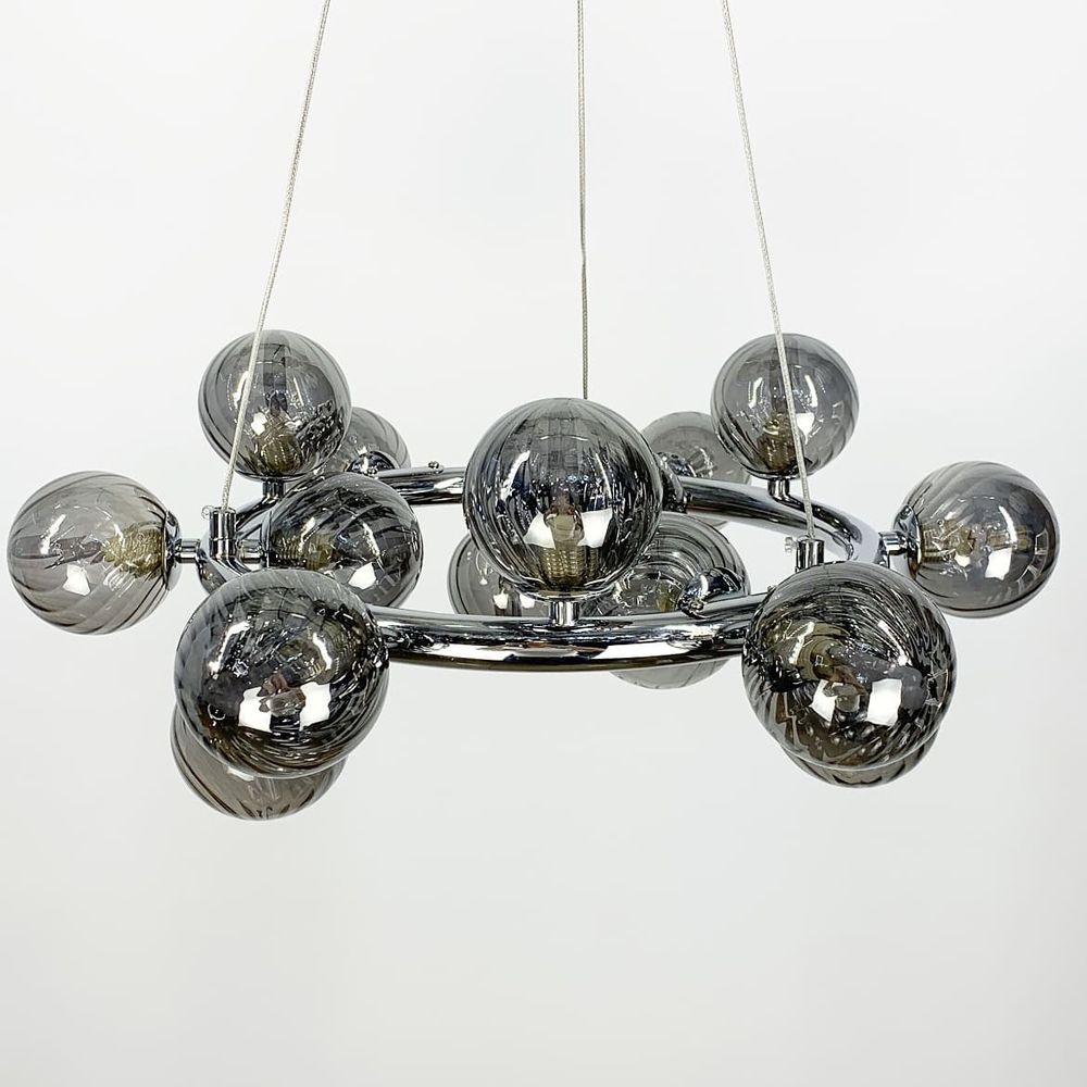 Підвісна люстра в хромі Arte Lamp Bolla MJ17-600 CH+GR