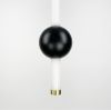 Led світильник Tube&Ball  в чорному кольорі YG 517A/1 VL BK