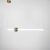 Led світильник Tube&Ball із латунною кулькою у двох формах 1