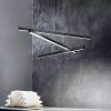 Чорна каскадна Led люстра Ø 80 см A 55069-800 BK