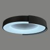 Стельовий LED-світильник у чорному корпусі на три режими Ø62х12 см 1906C-620 BK