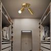 Світильнк 2 в 1 в корпусі кольору латунь