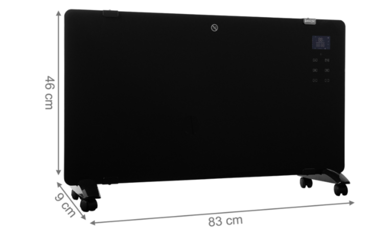 Електричний конвектор із загартованого скла Maltec CH5000DW WI-FI Smart Польща