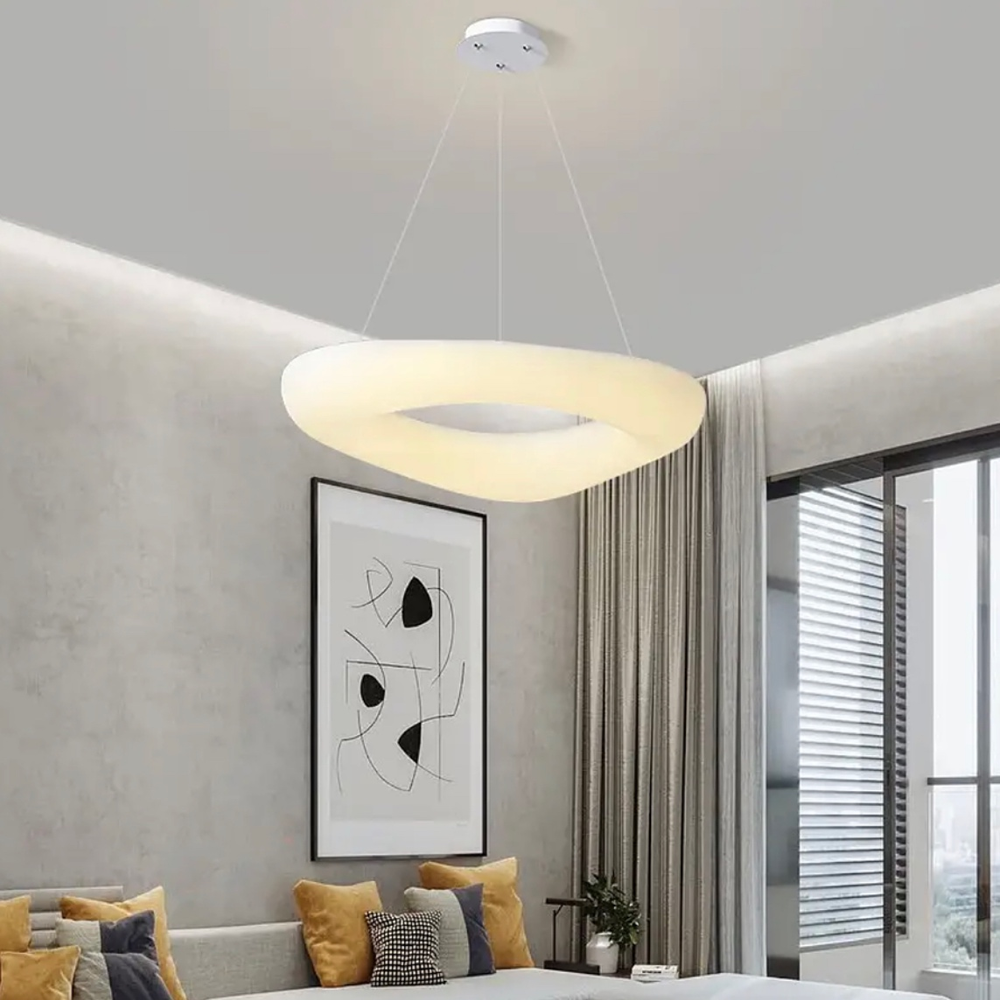 Підвісна біла люстра WHITE CLOUD MJ 22-630