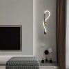Бра латунне із обплетеним неоном 60 см W 203/600 AB
